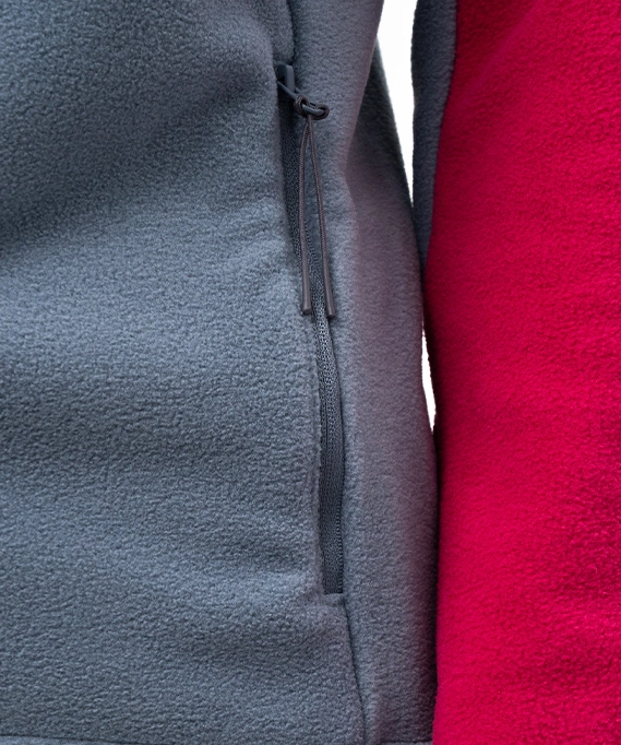 Толстовка Nordski Fleece Berry/Grey W