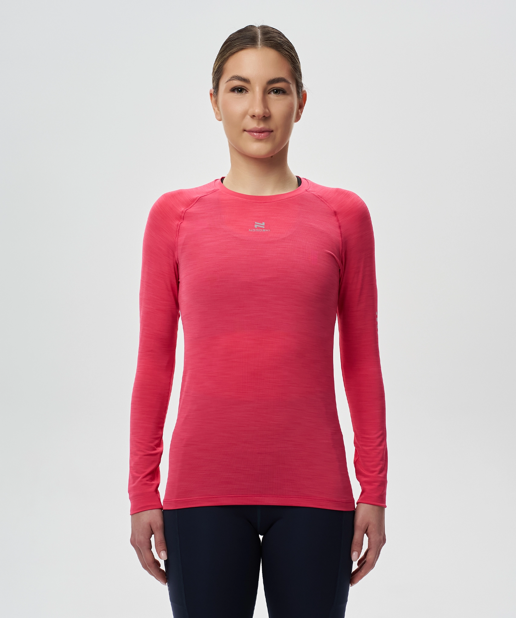 Футболка Nordski Pro Magenta W с длинным рукавом