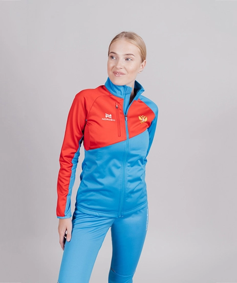 Разминочная куртка NORDSKI Premium Blueberry/Red W