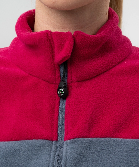 Толстовка Nordski Fleece Berry/Grey W