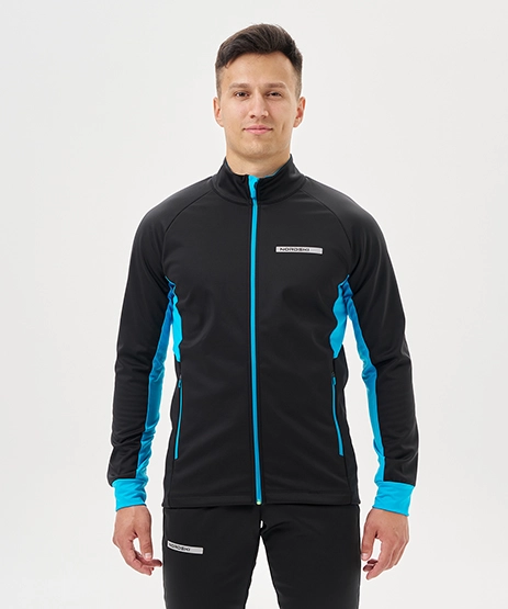 Тренировочная куртка Nordski Core Black/Breeze