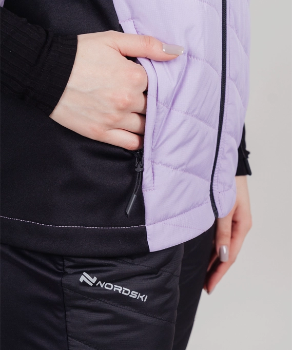 Жилет Nordski Hybrid Lavender/Black W