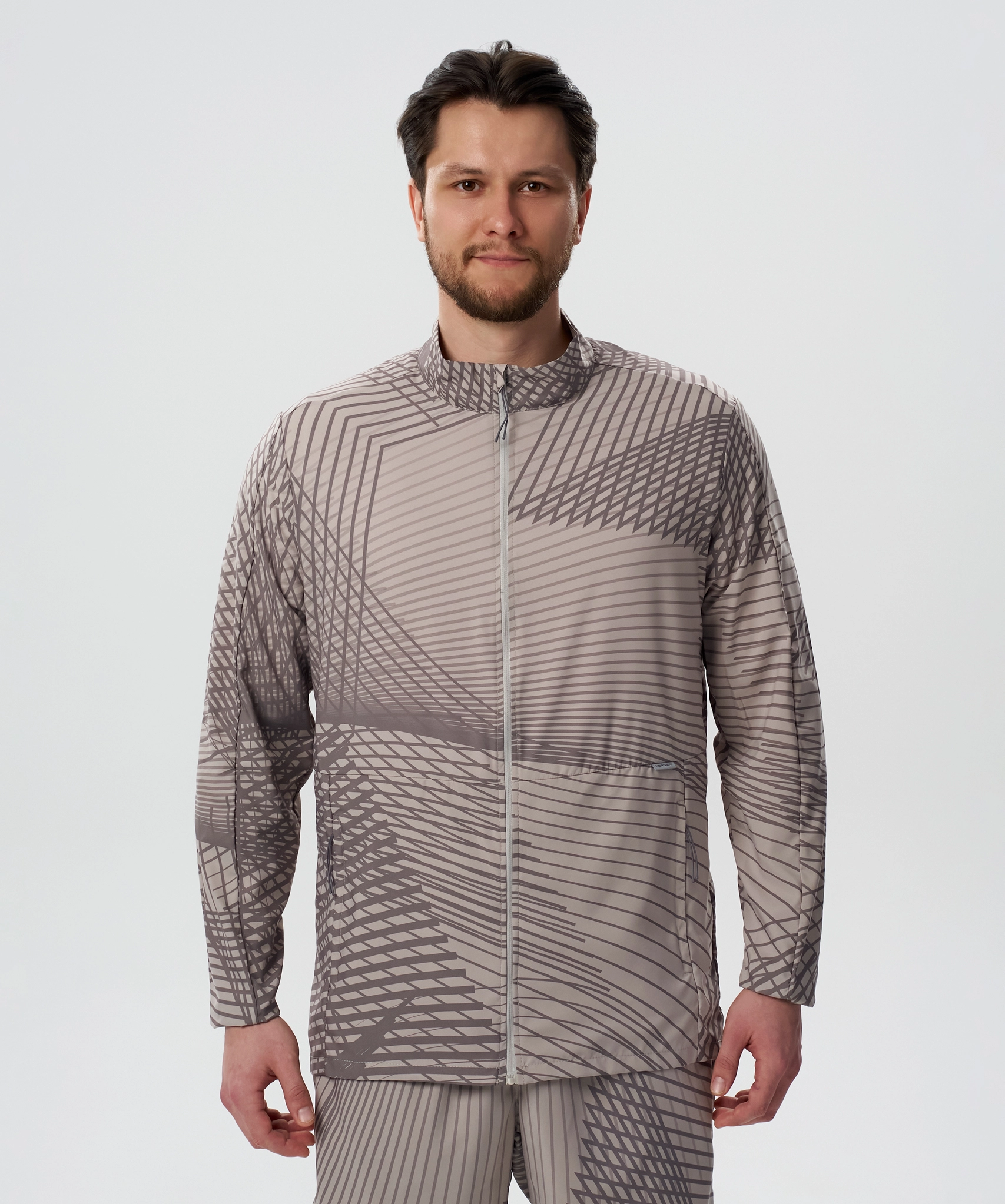 Ветровка беговая Nordski Light Cross Granite Pattern