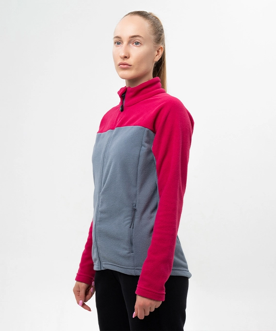 Толстовка Nordski Fleece Berry/Grey W