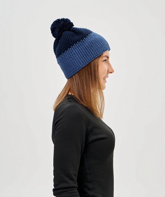 Шапка Nordski Frosty Dark Blue/True Blue