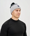 Шапка Nordski Severe Black/Grey/White