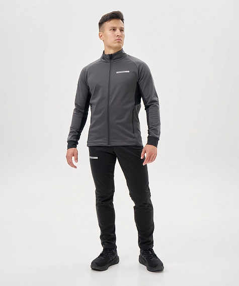 Тренировочная куртка Nordski Core Graphite/Black