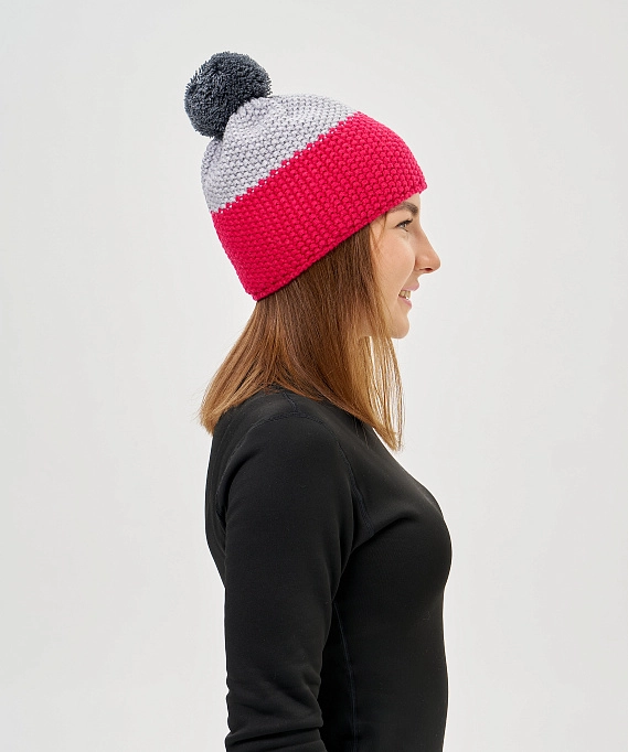 Шапка Nordski Frosty Pink/Grey