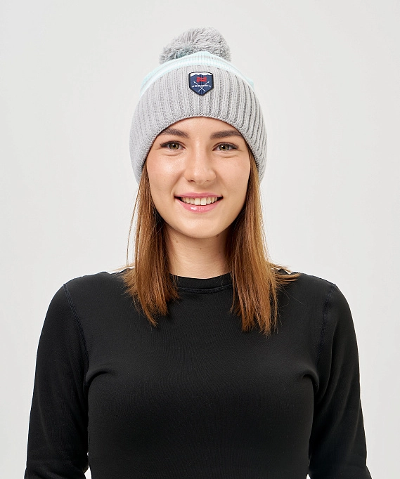 Шапка Nordski Severe Ice Water/White