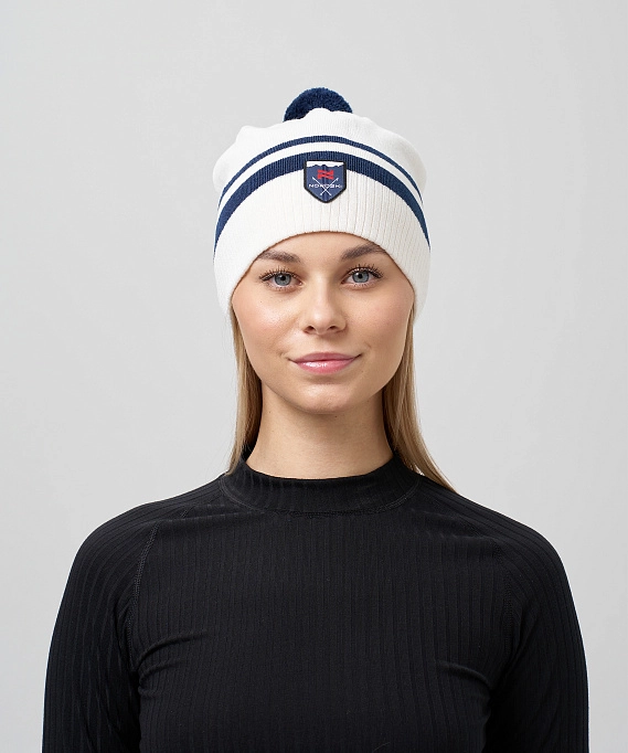 Шапка Nordski Move White/Blue