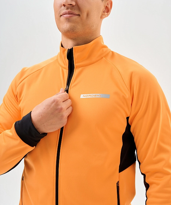 Тренировочная куртка Nordski Core Orange/Black