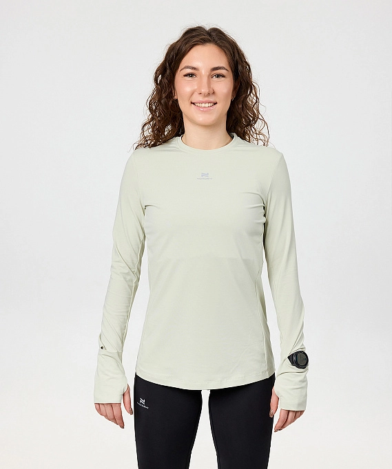 Лонгслив Nordski RunTech Smoky Green W
