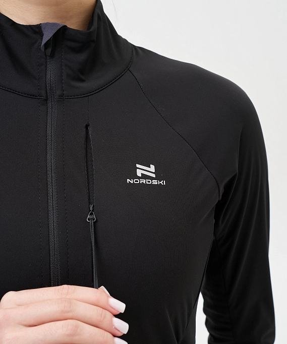 Тренировочная куртка Nordski Race Black W