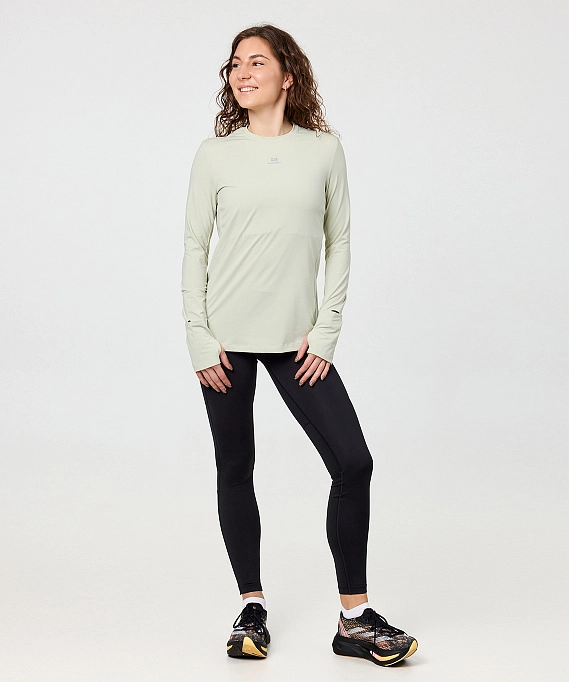 Лонгслив Nordski RunTech Smoky Green W