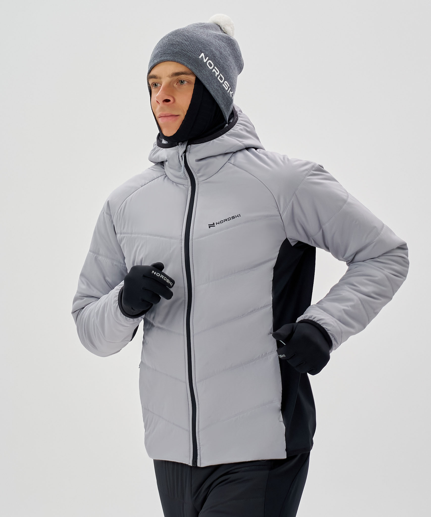 Куртка Nordski Hybrid Warm 3.0 Grey/Black