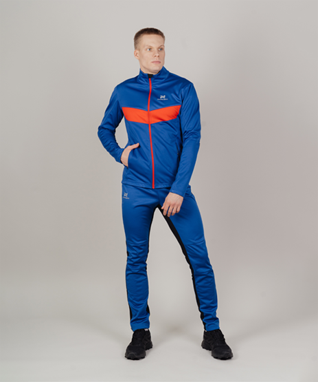 Разминочный костюм Nordski BASE Black/Blue