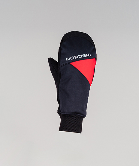 Варежки Nordski Arctic Black/Red WS