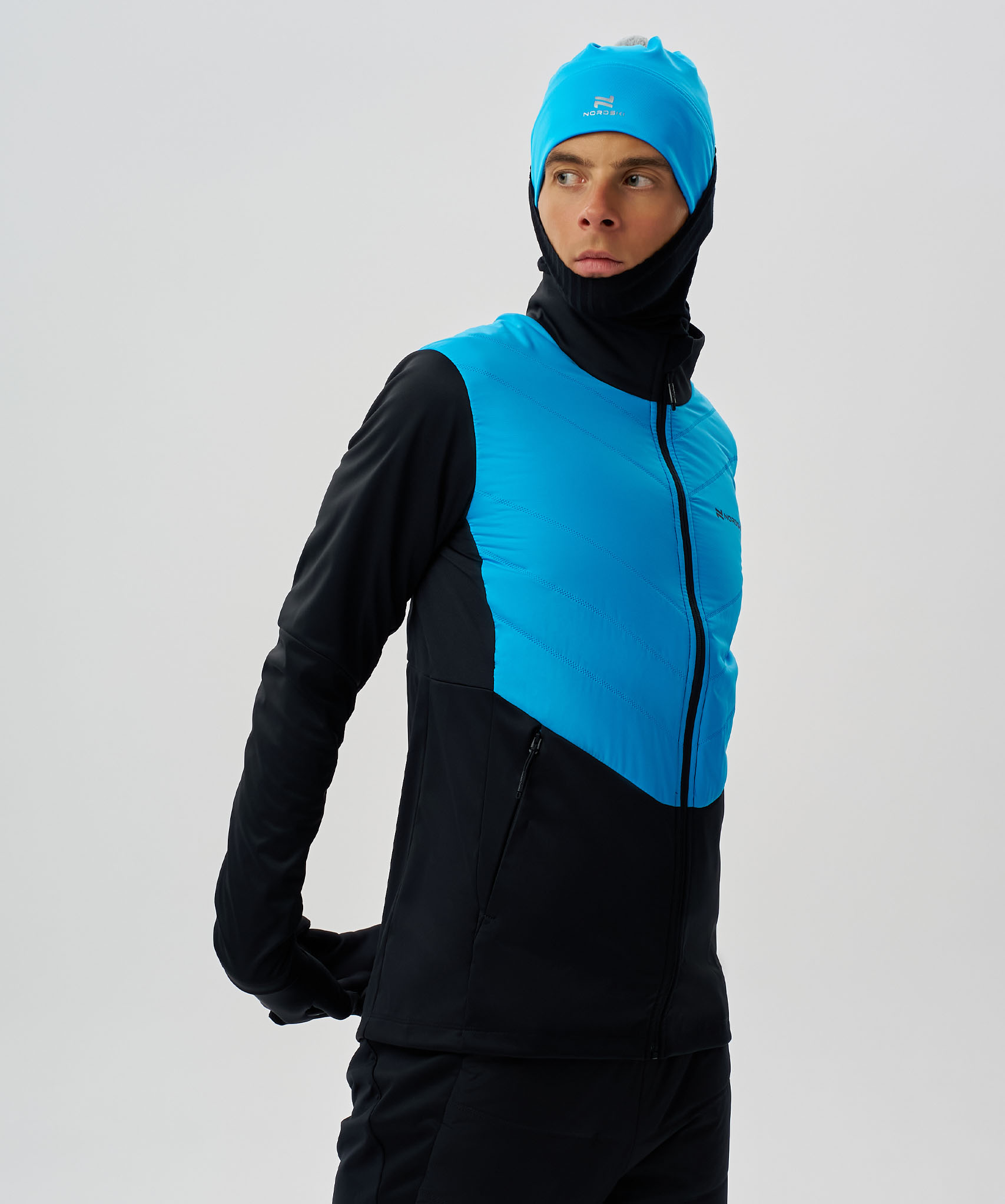 Куртка Nordski Hybrid Pro 2.0 Black/Light Blue