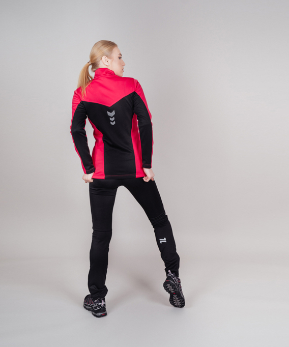 Разминочная куртка NORDSKI BASE Pink/Black W