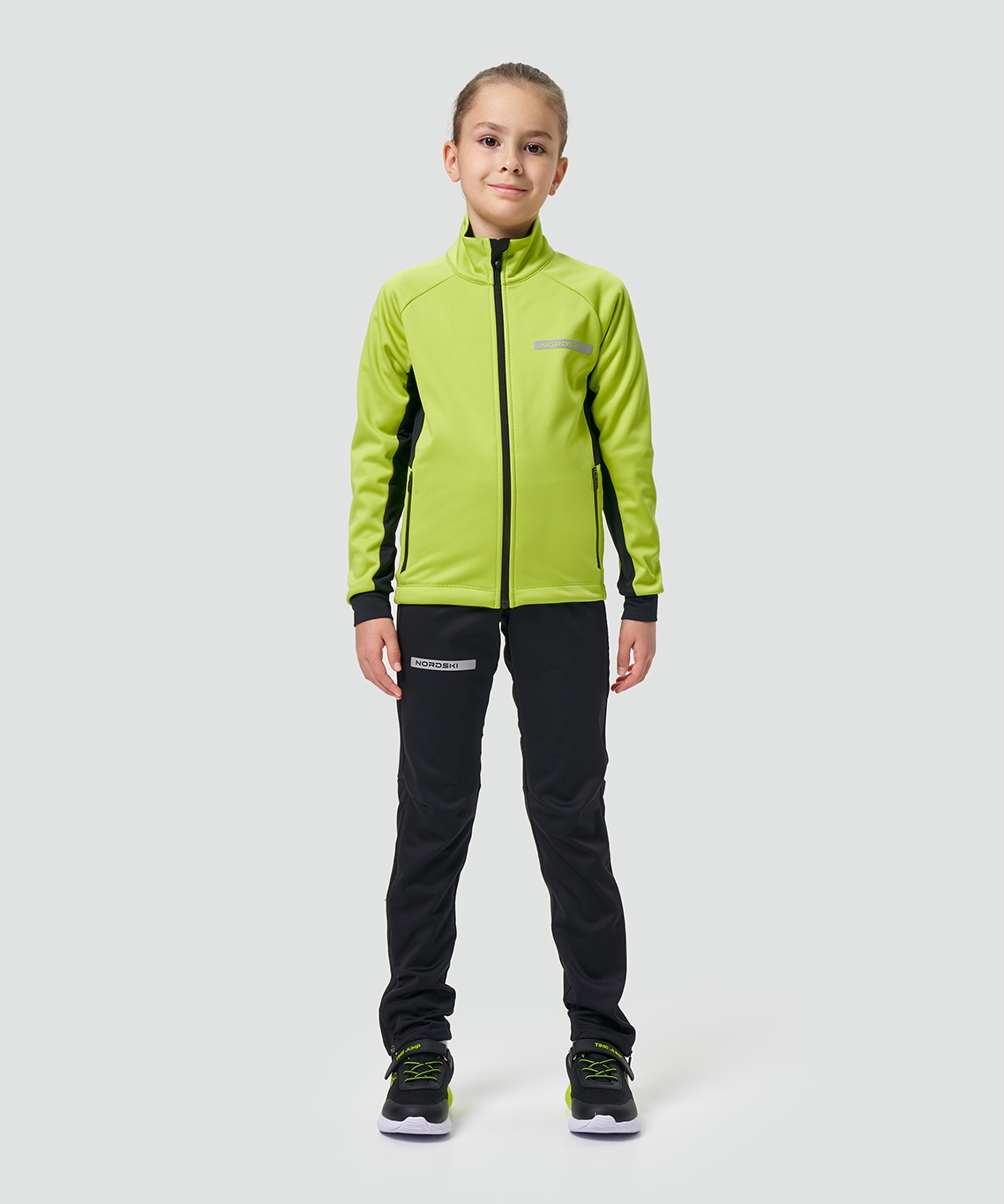 Тренировочная куртка Nordski Jr. Core Lime/Black