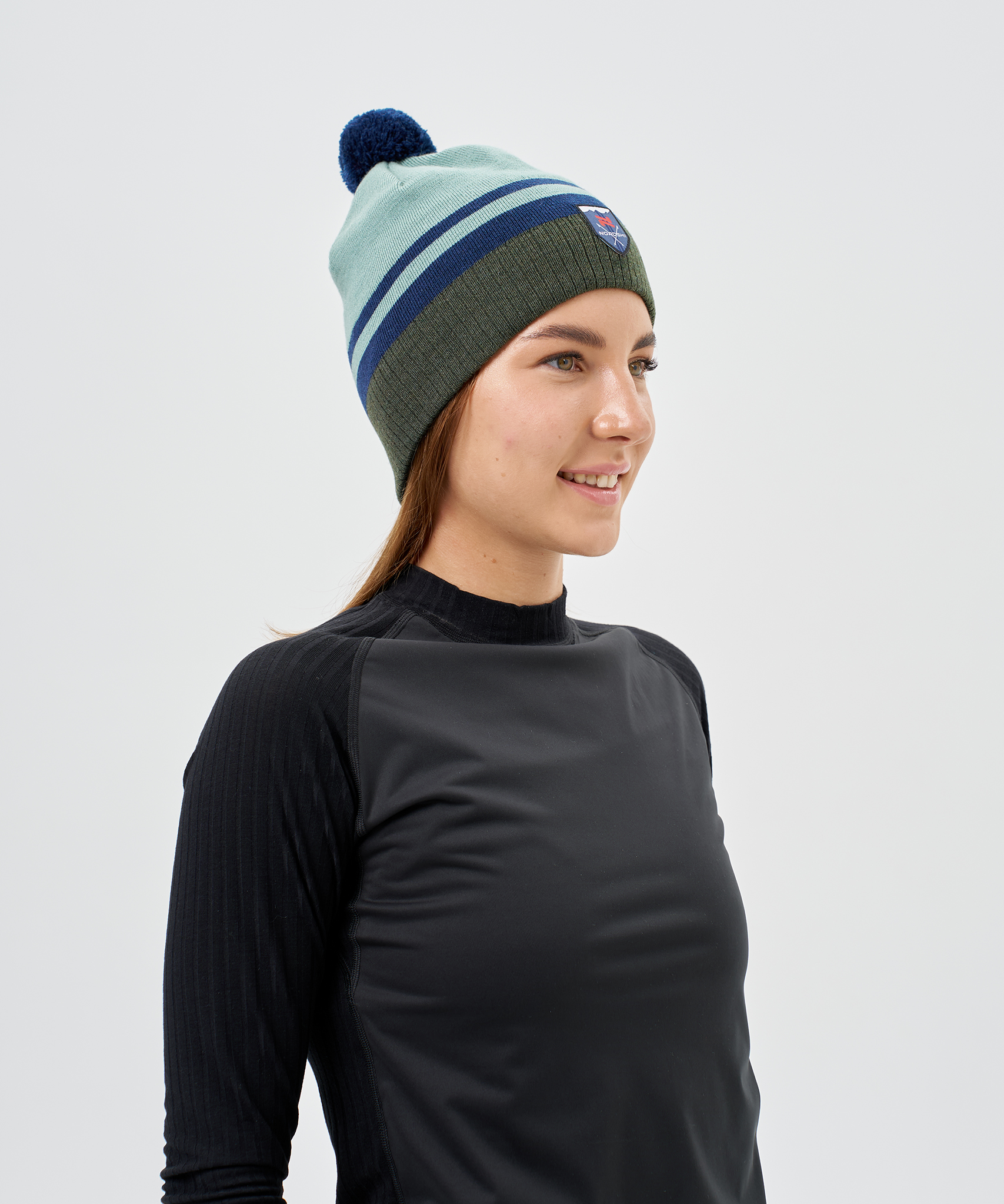 Шапка Nordski Move Ice Mint/Dark Jeans