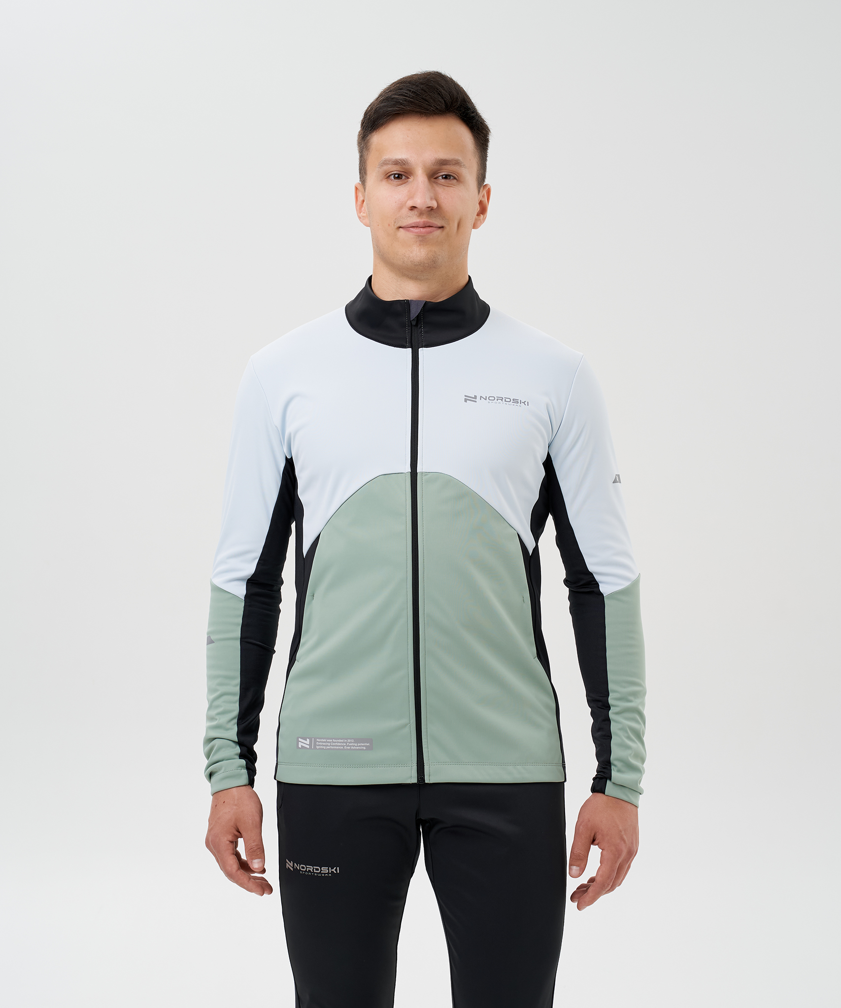 Тренировочная куртка Nordski Pro 2.0 Pearl Blue/Ice Mint/Black