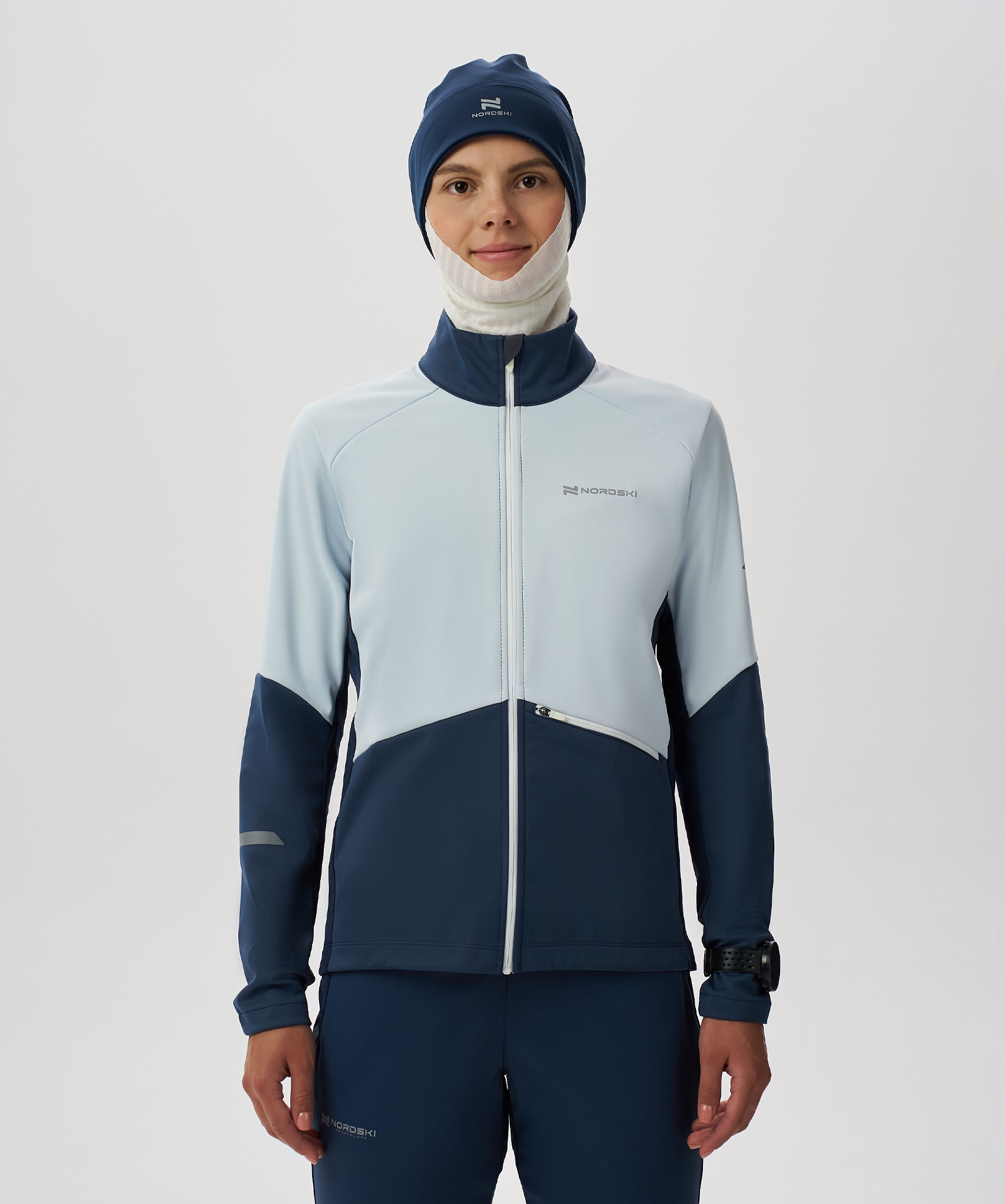 Тренировочная куртка Nordski Pro 2.0 Pearl Blue/Blue W