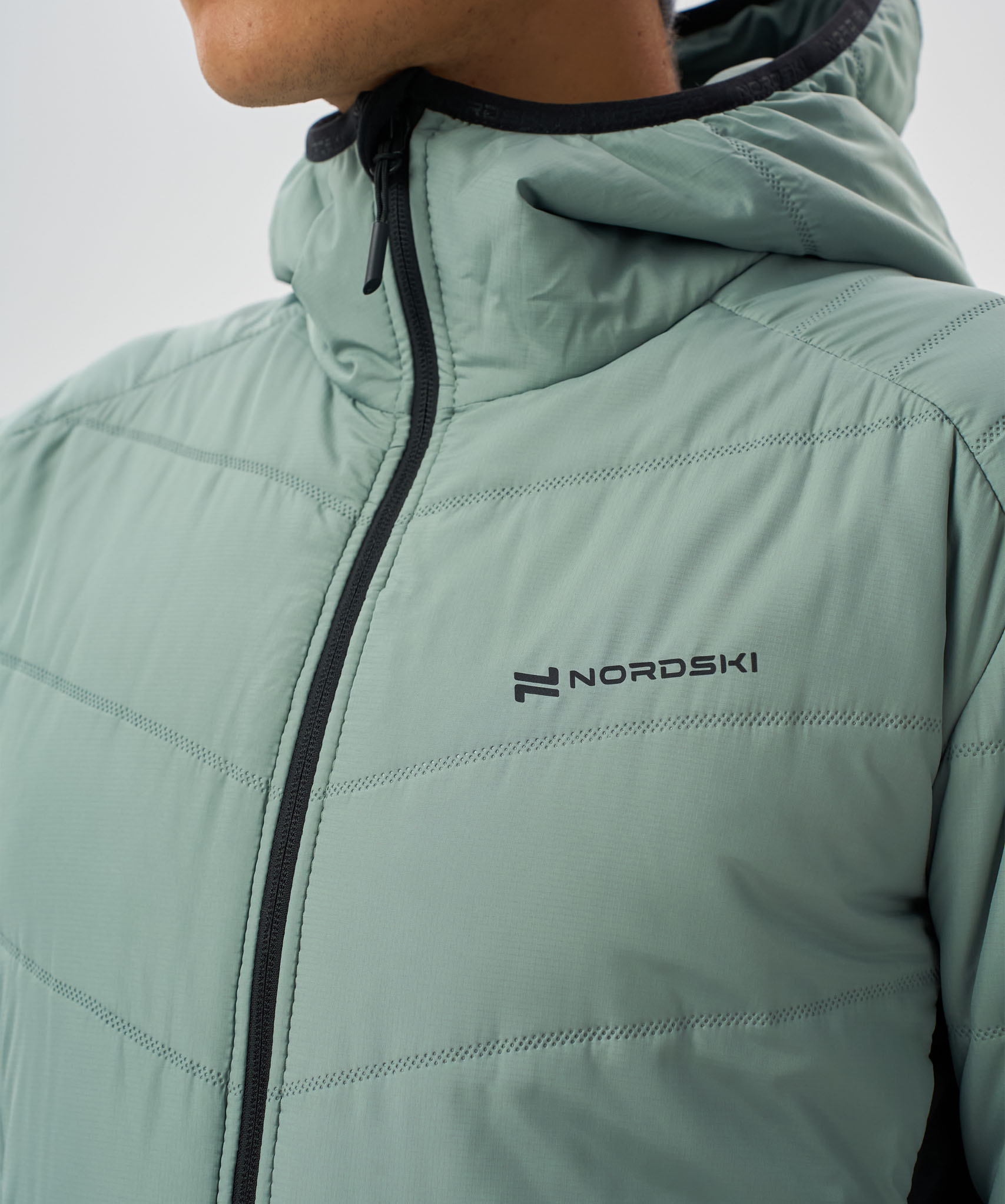 Куртка Nordski Hybrid Hood 2.0 Ice Mint/Black