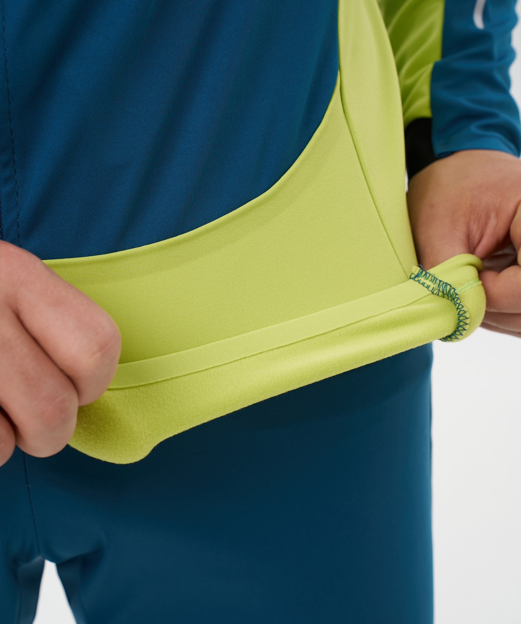 Тренировочная куртка Nordski Race Dark Jeans/Lime