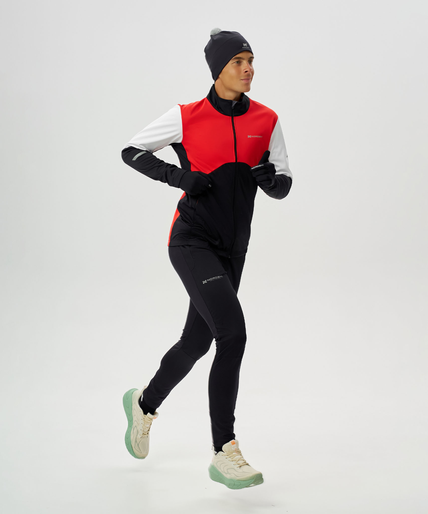 Тренировочная куртка Nordski Pro 2.0 Red/Black/White