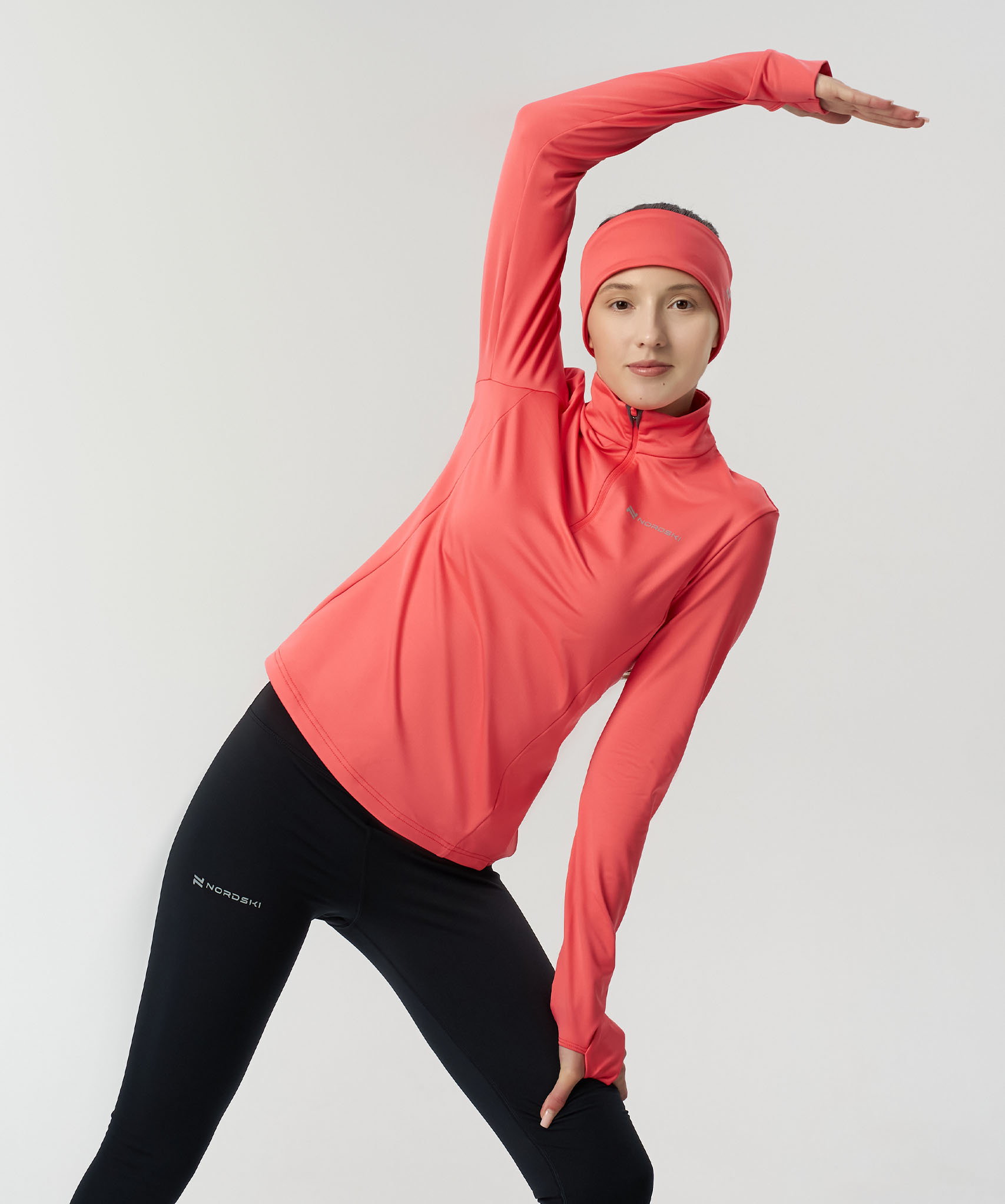 Лонгслив Nordski Warm 2.0 Coral W