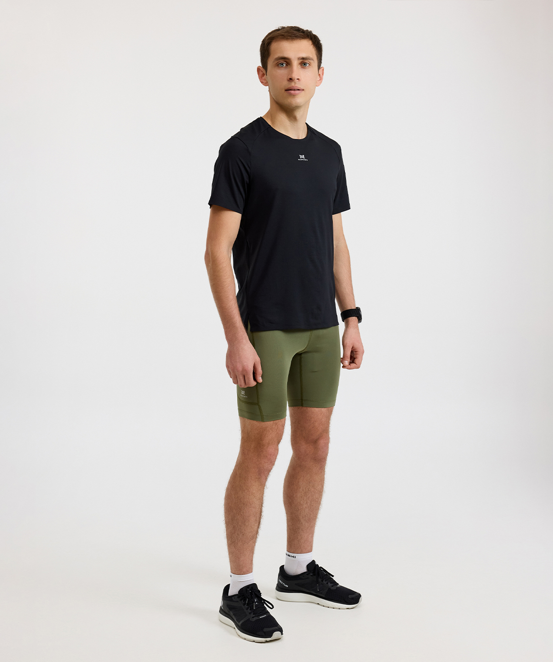 Шорты обтягивающие Nordski Run 2.0 Olive