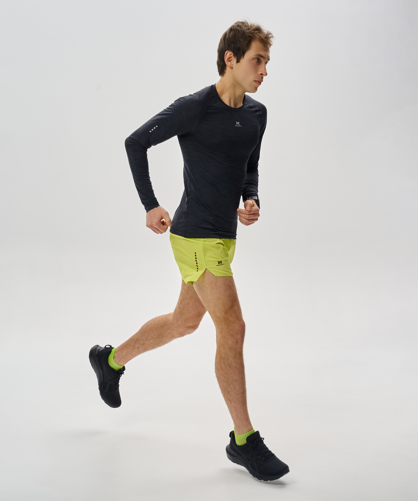 Шорты беговые Nordski Pro Lime Green