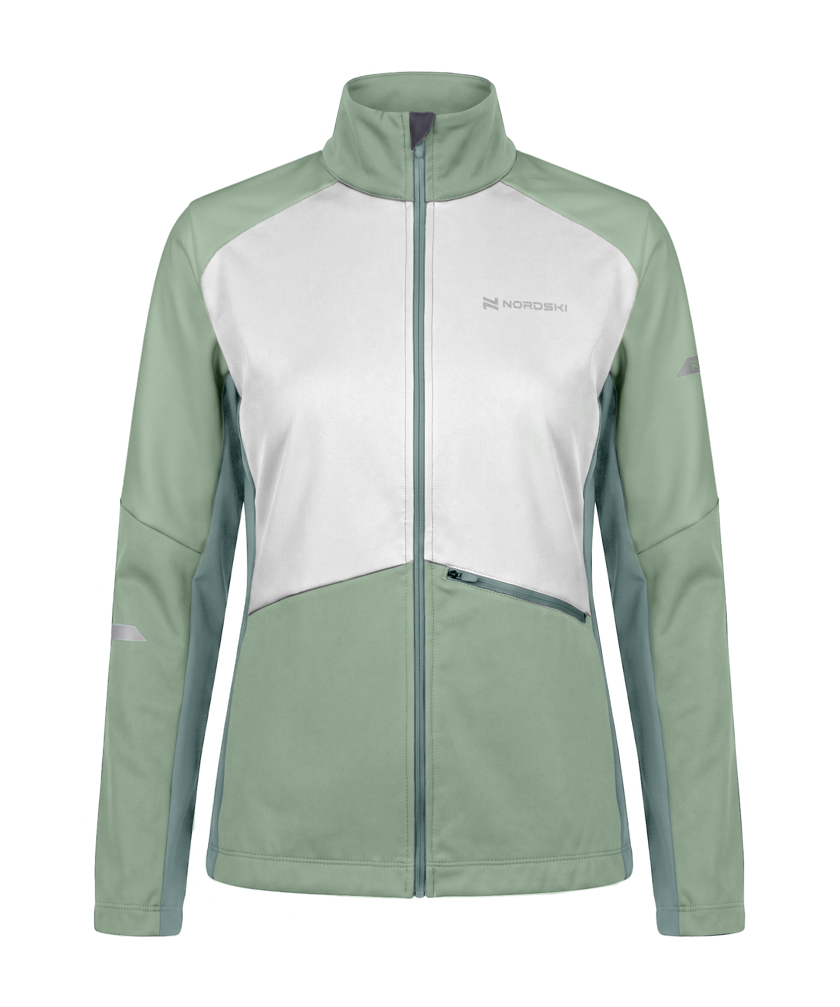 Тренировочная куртка Nordski Pro 2.0 Ice Mint/White W