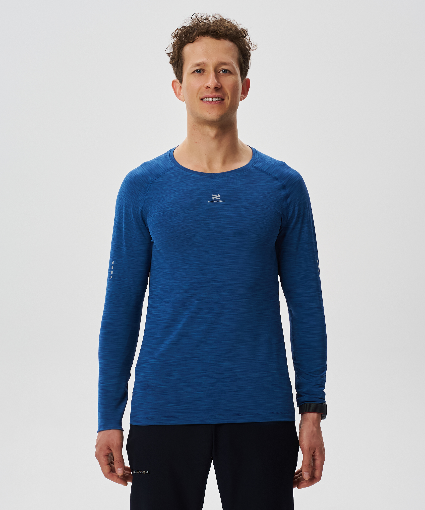 Футболка Nordski Pro Dark Blue с длинным рукавом