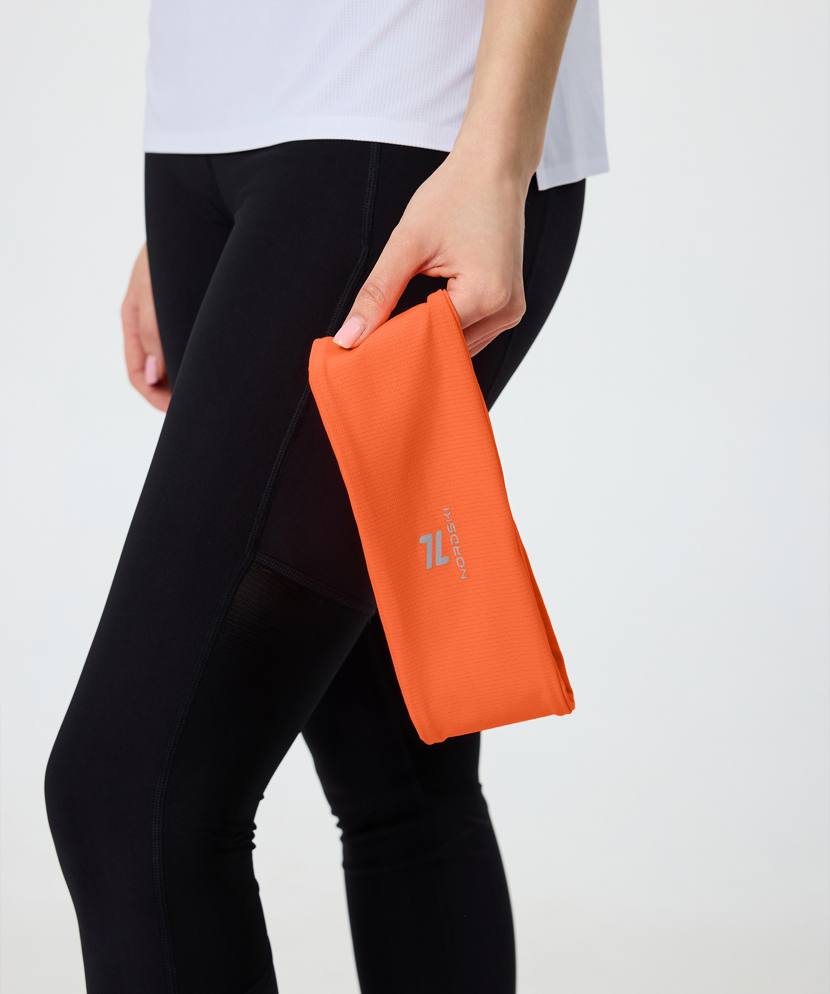 Повязка Nordski Run Neon Orange