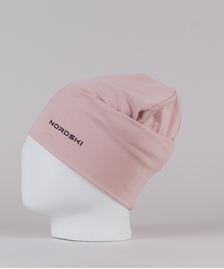 Тренировочная шапка Nordski Train Long Soft Pink