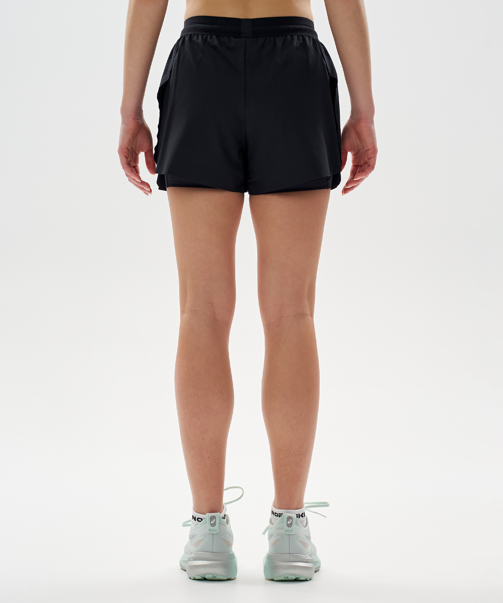 Шорты 2 в 1 Nordski Road Black W