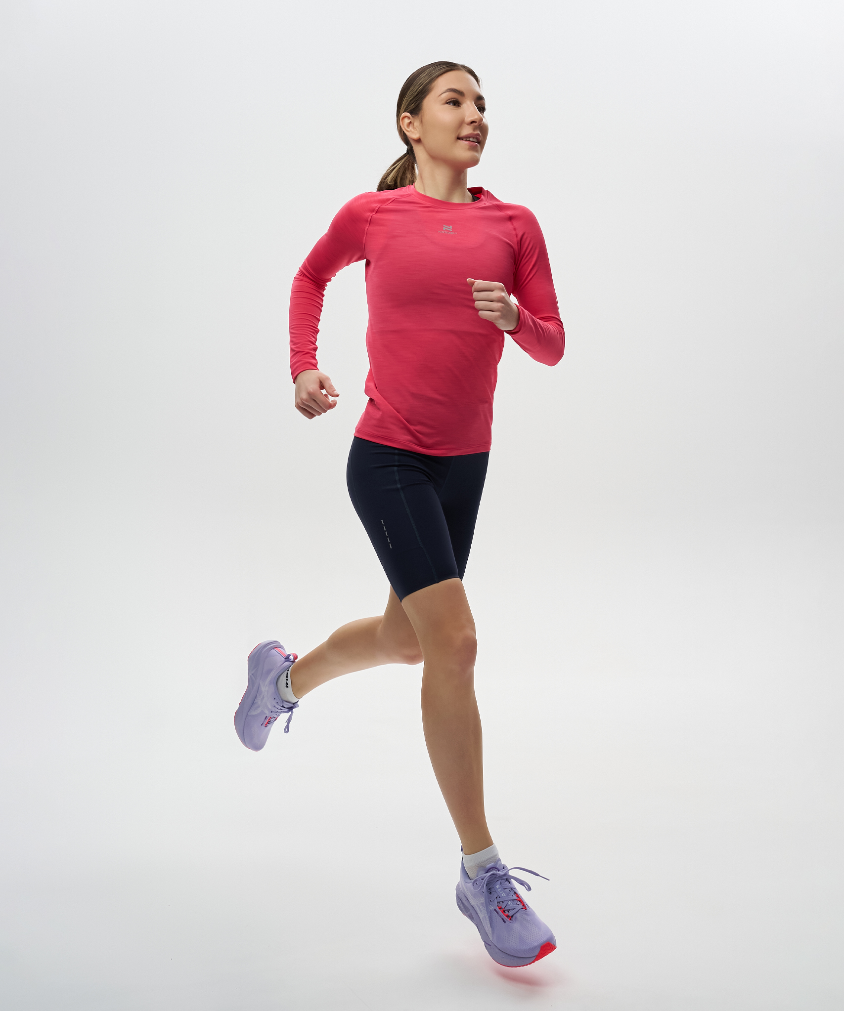 Футболка Nordski Pro Magenta W с длинным рукавом