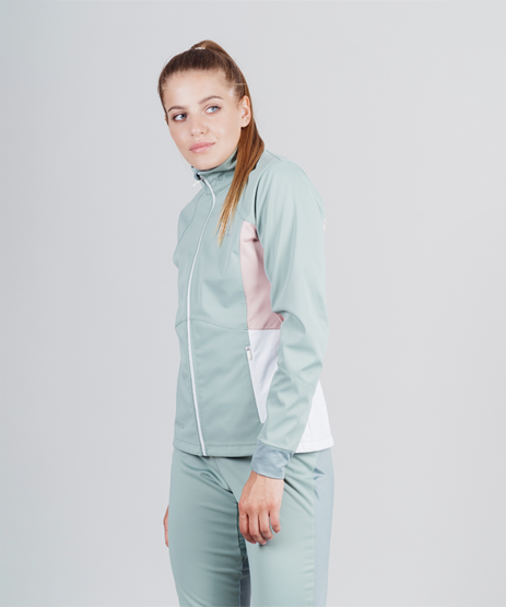 Тренировочная куртка Nordski Pro Ice Mint/Soft Pink W