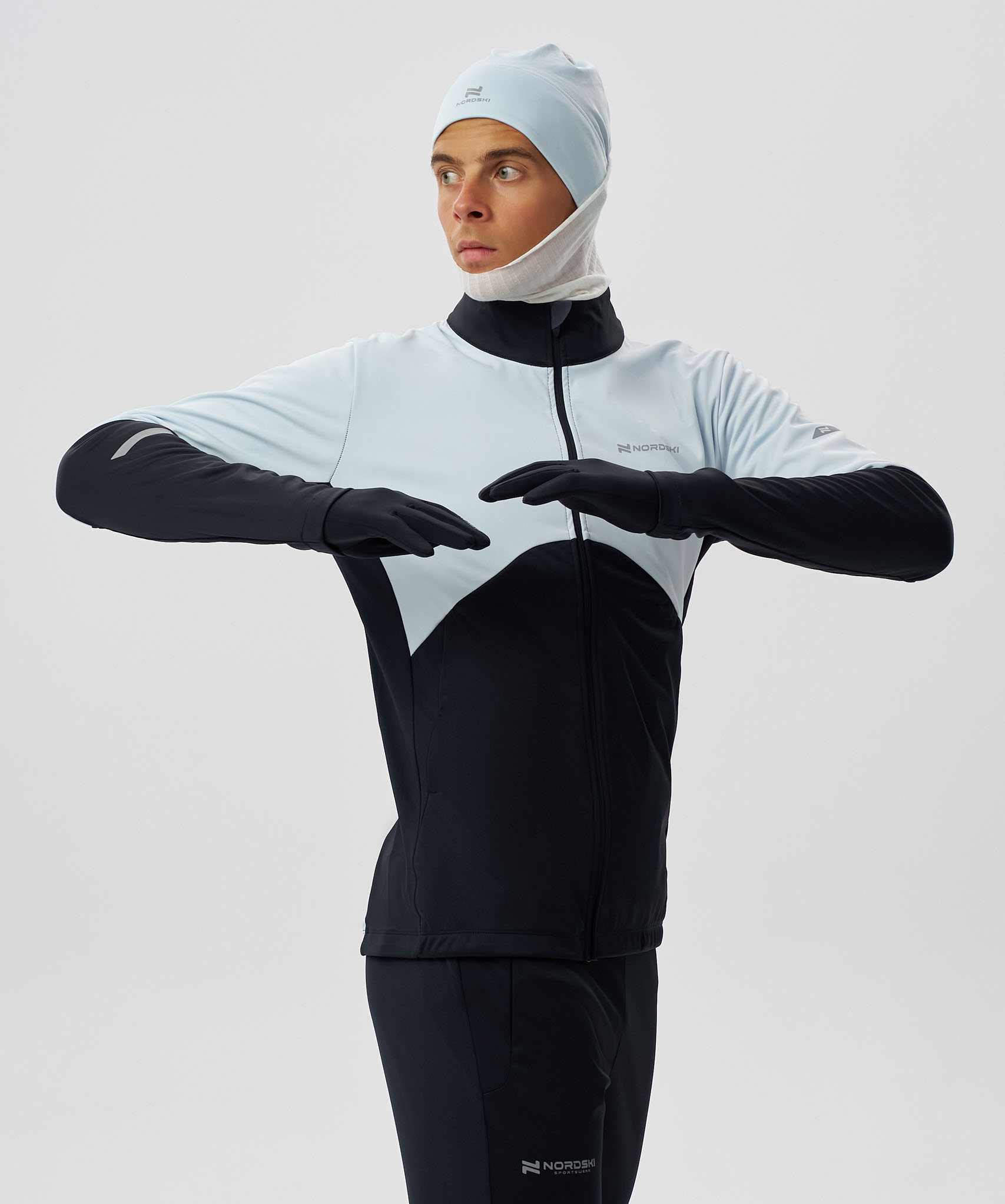 Тренировочная куртка Nordski Pro 2.0 Pearl Blue/Black