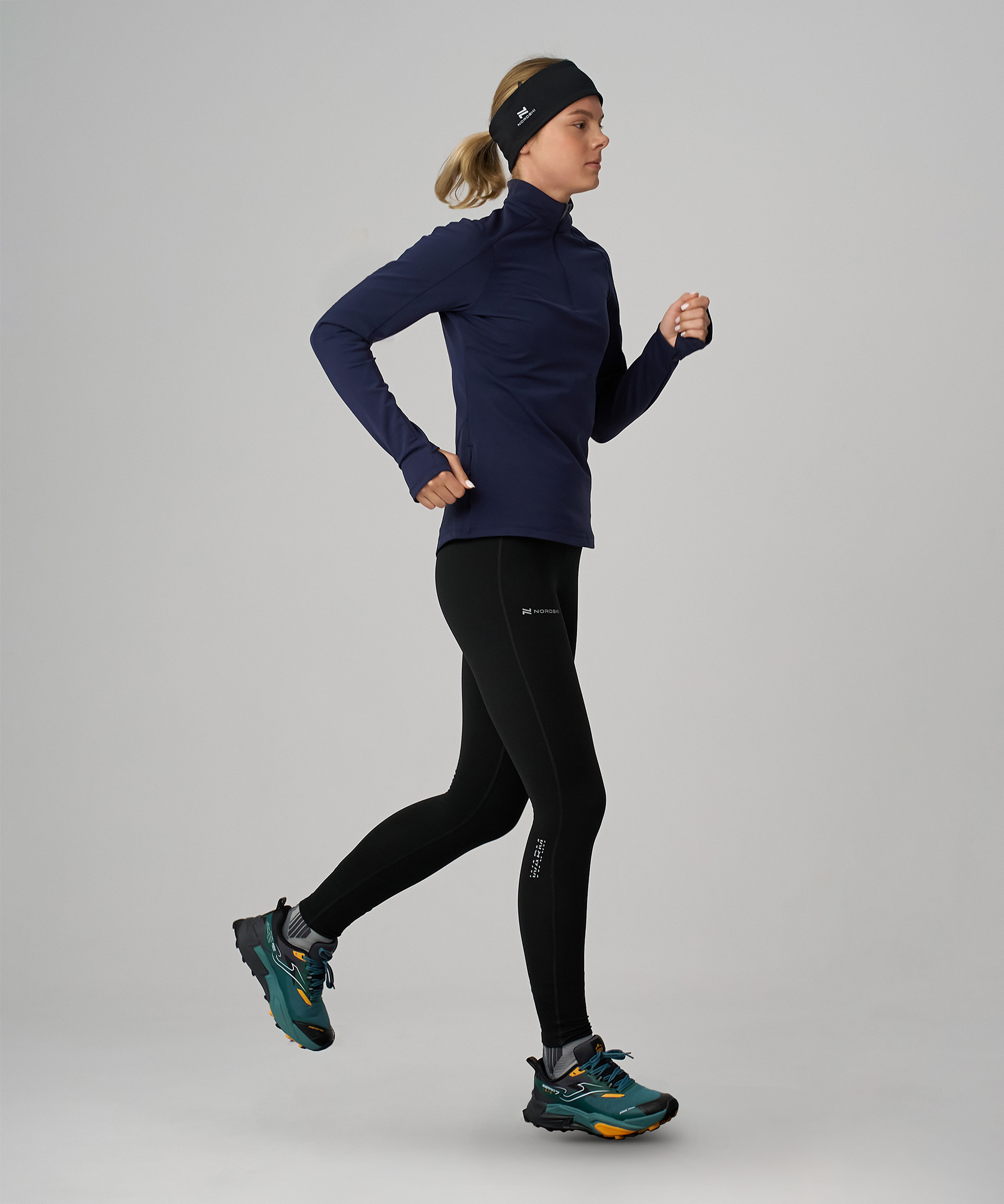 Лонгслив Nordski Winter Running Dark Blue W
