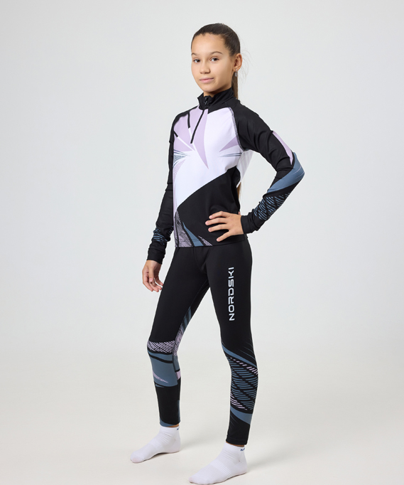 Гоночный костюм Nordski Jr. Heat Black/Lavender