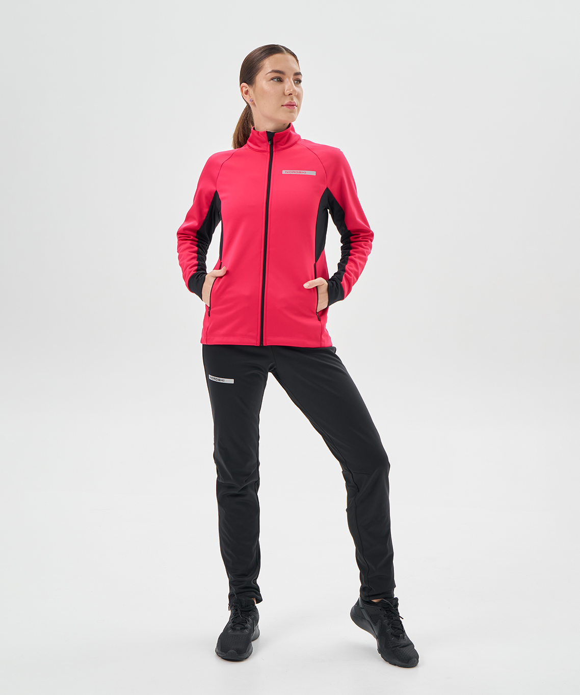 Тренировочная куртка Nordski Core Pink/Black W